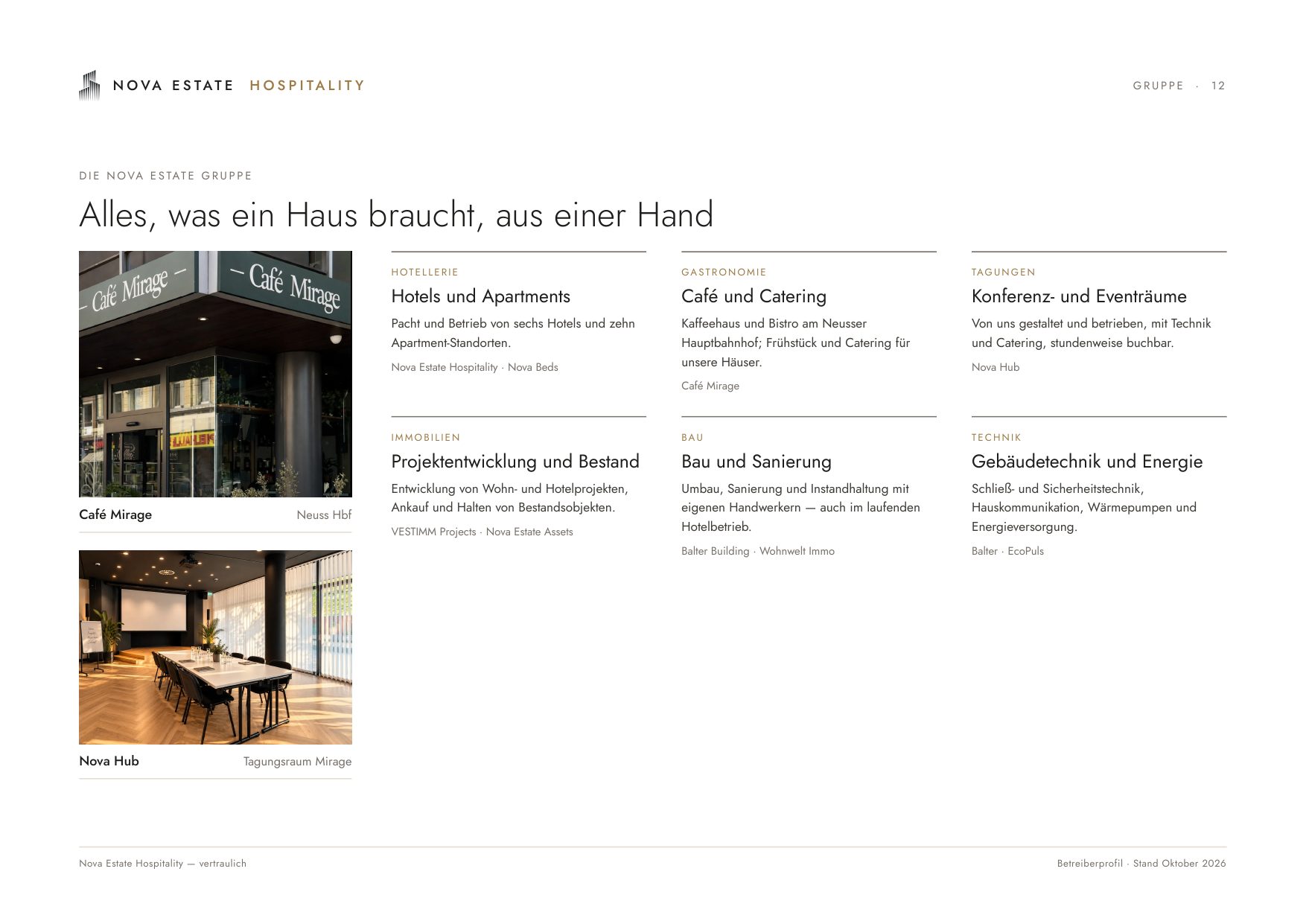 Seite 12 — Die Nova Estate Gruppe
